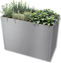 Metzler, Hochbeete-Kit, Grau, Hochbeet für den Garten oder Balkon, Stahl in