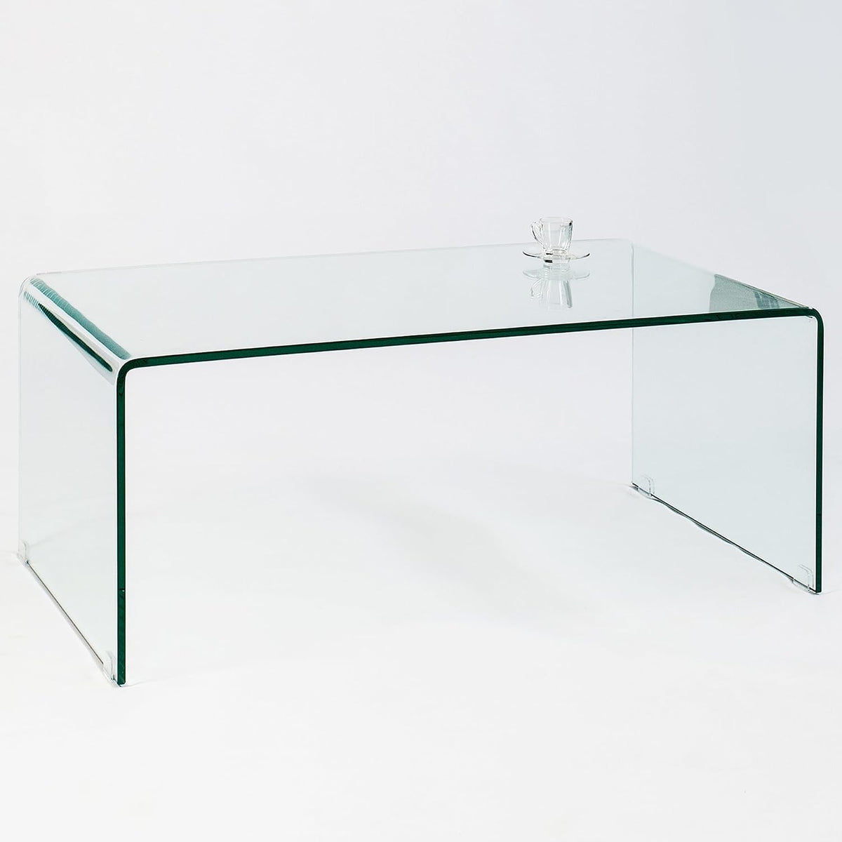 invicta INTERIOR, Sofa, 110 cm, Transparent, Glas Couchtisch FANTOME Glastisch Beistelltisch