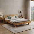 skølm, Bett, 160x200 cm, Eiche, Nornir Massivholz, mit Kopfteil