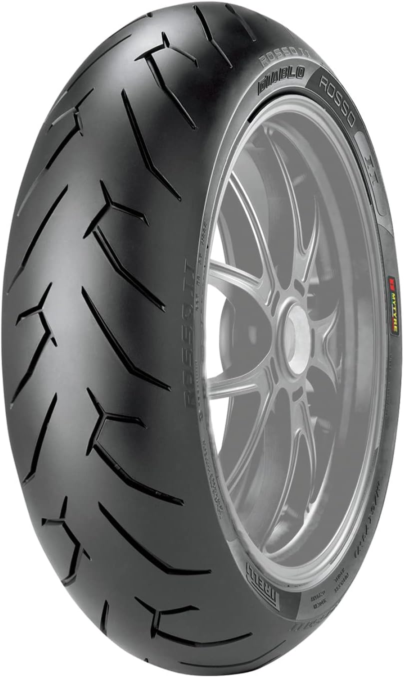 Pirelli, PKW, 75 W, Grau, Motorradreifen 200 / 50 ZR17 DIABLO™ ROSSO II TL REAR
