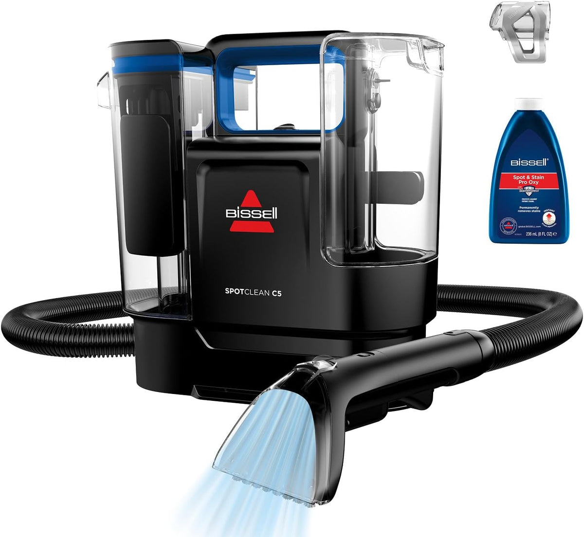 Bissell, Waschsauger, 400 W, Schwarz/Grau, SpotClean C5 Teppichreiniger 3861N