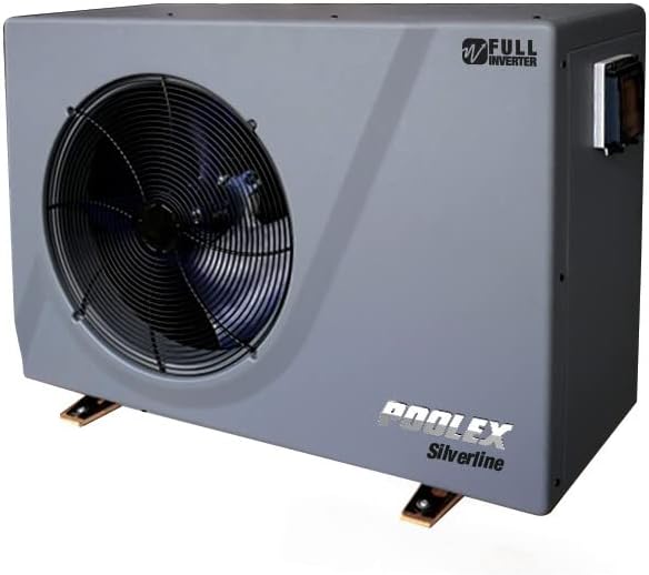 POOLEX, Kompressor, 12 kW, 65 m, Grau, PC-SLP120N Silverline Inverter 120 - Leise Pool-Wärmepumpe