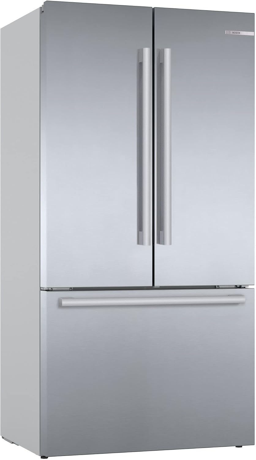 Bosch, Kühlschrank, 183 x 90.5 cm, Grau/Weiss, Serie 8 Smarter French Door KFF96PIEP