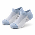 Sportsocken 39-42 aus Textilfasermischung Hellblau Weiß atmungsaktiv