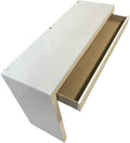 Schminktisch, IKEA, 120 x 41 x 78 cm, Weiss, Malm- mit Glasplatte