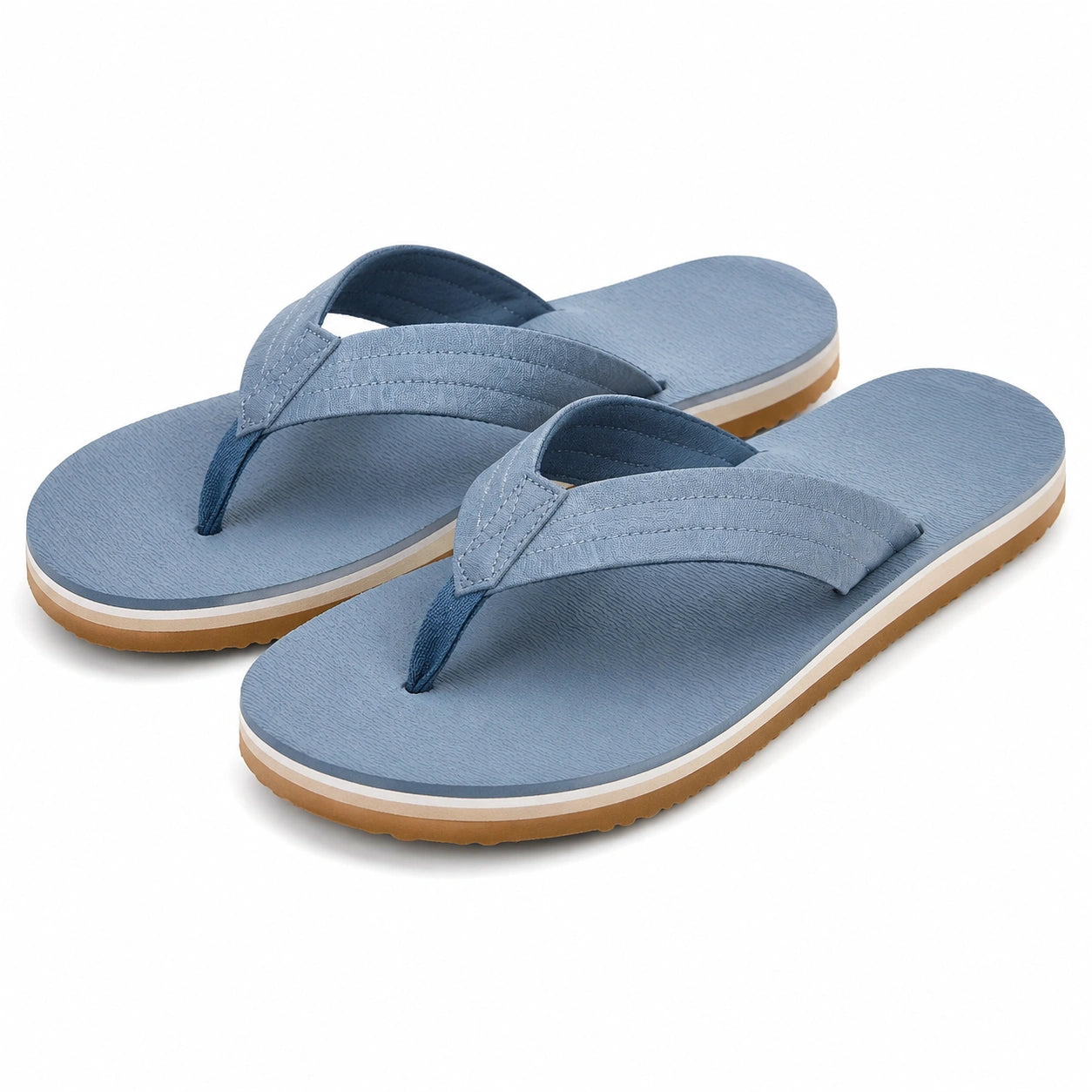 Zehentrenner 40/41 aus Synthetik in Hellblau für Freizeit und Strand