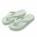 Flip-Flops Größe 40/41 aus Synthetikschaum in Mintgrün mit strukturiertem Fußbett