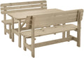 iWerk, Essgruppe, Beige, Gartengarnitur aus Holz