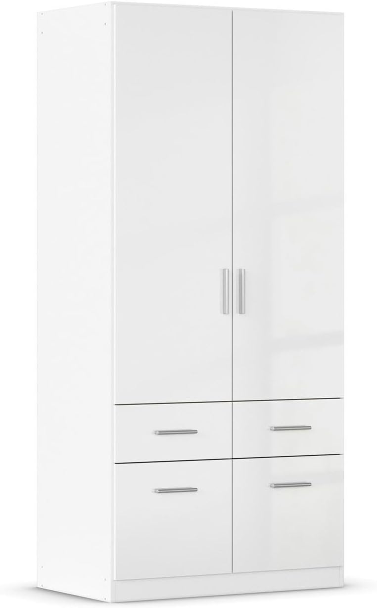 Kleiderschrank, Nicht Zutreffend, Weiss, Schlafzimmerschrank, Schlafzimmerschrank Drehtürenschrank