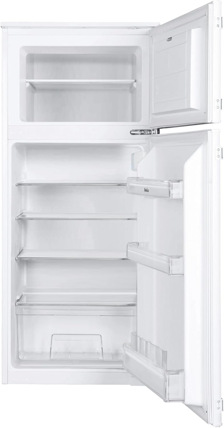 Amica, Kühl-Gefrierkombination, 122,6 x 54 x 54 cm, 170 L, Weiss/Grau, Einbau EDTS 372 901