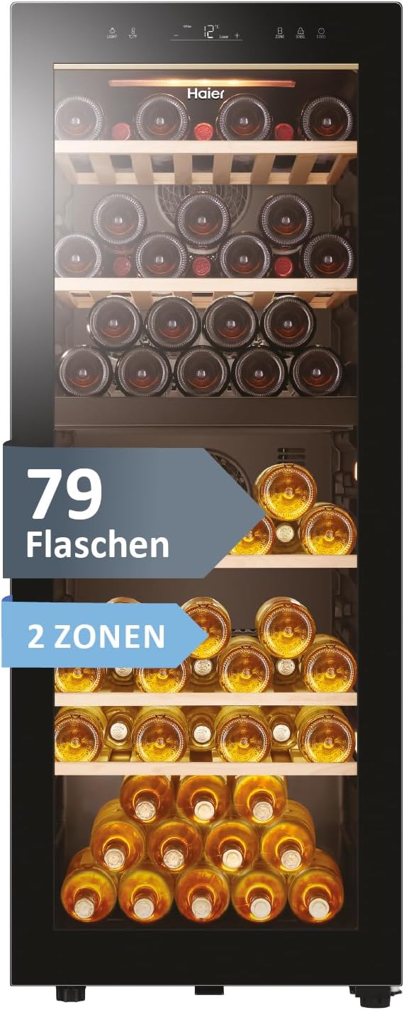 Haier, Kühlschrank, Braun, Wein Serie 5 HWS79GDG 79 Flaschen