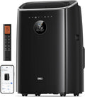 DREO, Mobiles Klimagerät, 2,5 L, Schwarz/Grau, 8000 BTU (3-in-1 Kühlen / Ventilieren / Entfeuchten), leise für Schlafzimmer / Büro