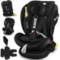 Kidiz, Kindersitz, 150 cm, Schwarz, ® Auto mit Isofix i-Size R129 100- bis 12 Jahre, Kinderautositz Gruppe 0 / 1 / 2 / 3