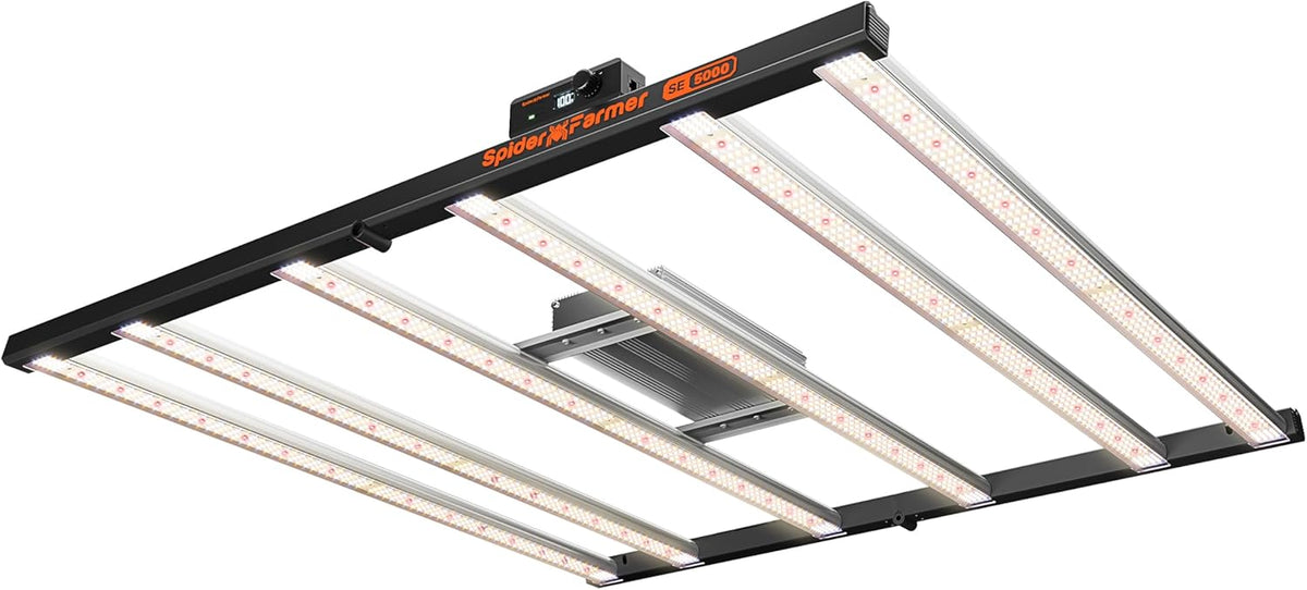 Spider Farmer, Wachtumsleuchten, 480 W, Rot, SE5000 LED Grow Lampe, OSRAM Red, APP-Steuerung