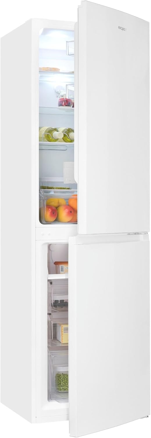 Exquisit, Kühl-Gefrierkombination, 247 L, 39 dB, Weiss, No-Frost