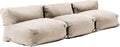 Oviala, Unterhaltungssets, Beige, Gartenmöbel, modular, 3-Sitzer, Mixi