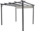 TENTEXPERT24, Pavillon, Khaki/Schwarz, Pergola 3x3 m Khaki / Schwarz