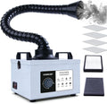 KNOKOO, Dunstabzugshaube, 200 m, 100 W, 220 V, 5 W, Grau/Weiss, FES150S Lötzauchabsaugung, ³ / h, starke Saugkraft
