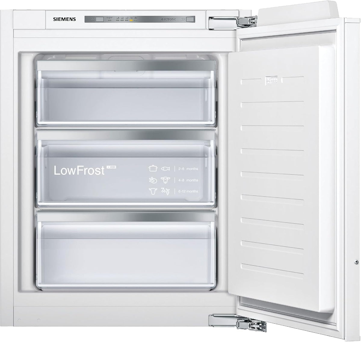Siemens, Kühlschrank, 72 L, Weiss/Grau, GI11VAFE0 iQ300 Einbau-Gefrierschrank, Made in Germany, 167 kWh pro Jahr