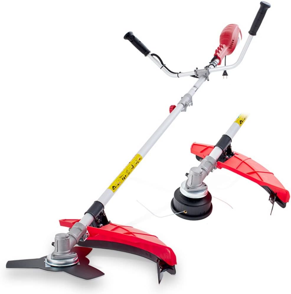 Hecht, Rasentrimmer, 25,4 cm, 42 cm, Grau/Rot, Elektro Freischneider Motorsense - leistungsstark mit 1400, Antivibrationsgriff