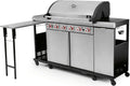 Landmann, Gasgrill, Grau, 6.1 Grillwagen mit 6 Brennern, MaxX-Zone, grosser Grillfläche & Gusseisenrosten