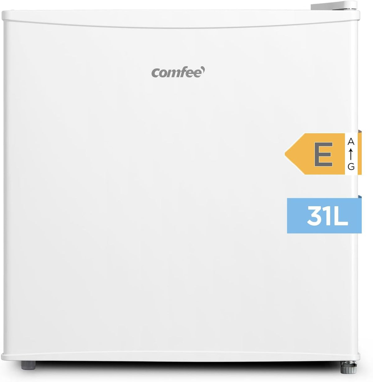 Comfee, Kühlschrank, 31 L, Weiss, Freistehend, RCU40WH2(E) Mini Gefrierschrank / / 4-Sterne-Gefrierfach /