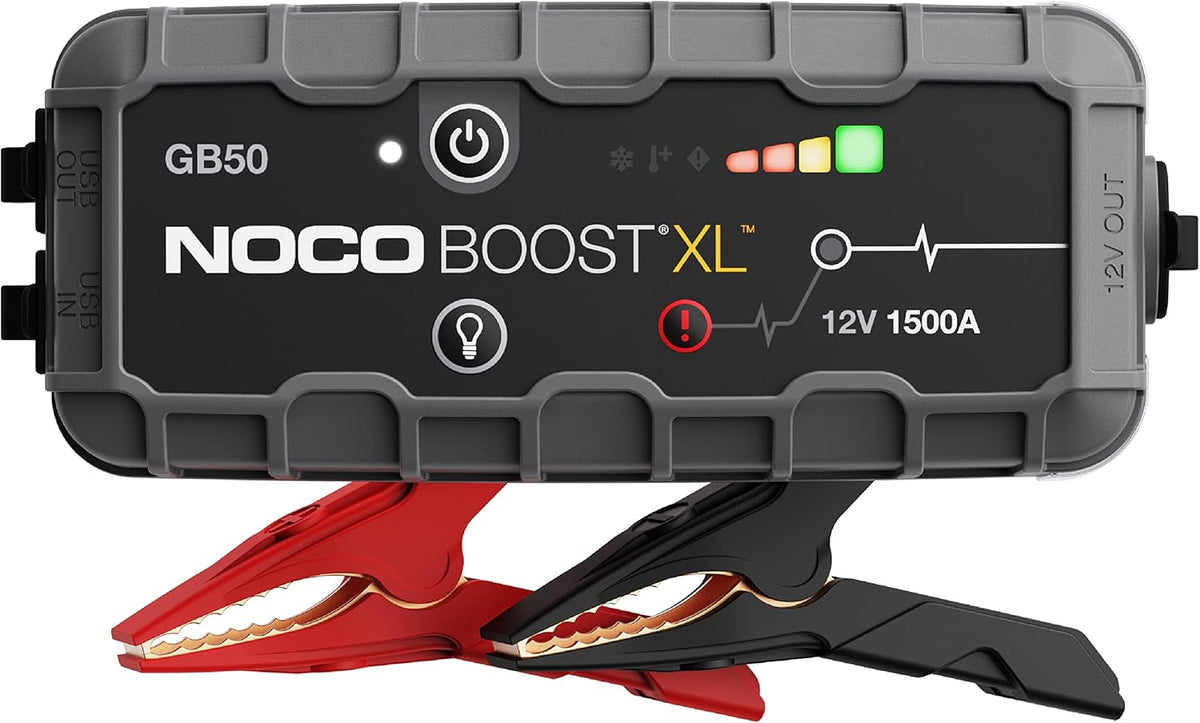 NOCO, Starthilfegeräte, 7,0 L, 4,5 L, Grau/Schwarz, Boost GB50 1500A Starthilfe Powerbank bis Benzin & Diesel