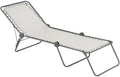 Lafuma, Liegen, 201x70x35.5 cm, Weiss, Mobilier Siesta L Sonnenliege, Batyline, Seigle II