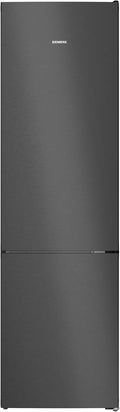 Siemens, Kühl-Gefrierkombination, 260 L, 103 L, Schwarz, iQ300 freistehend Kühl-Gefrier-Kombination 203x60, KG39NVXAG