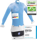 CLEANmaxx, Dampfbügelstationen, Blau/Weiss, automatischer Hemdenbügler PRO STEAM mit Dampffunktion &