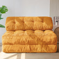 MAXYOYO, Sofa, Orange, Faltbares Schlaf umwandelbarer Schlafsessel mit Kissen, Matratze mit Rückenstütze, Doppel