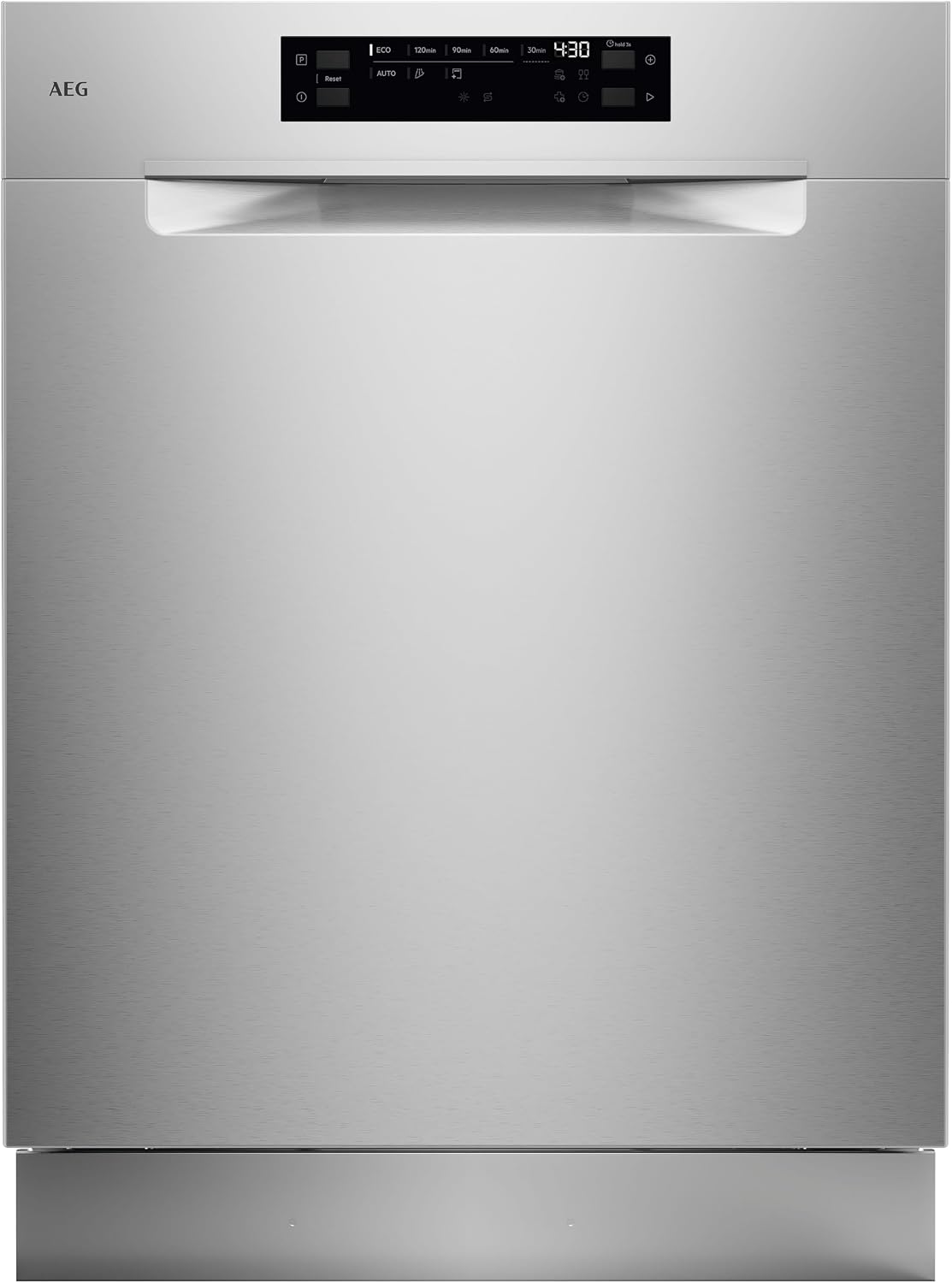 AEG, Geschirrspüler, 60 cm, Grau, 6000 Unterbau, SatelliteClean Sprüharm, GU620C2SCM