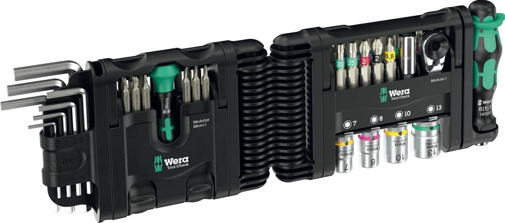 Wera, Handwerkzeuge, Schwarz/Grau, 05049020001 Tool-Check Modular Set 1