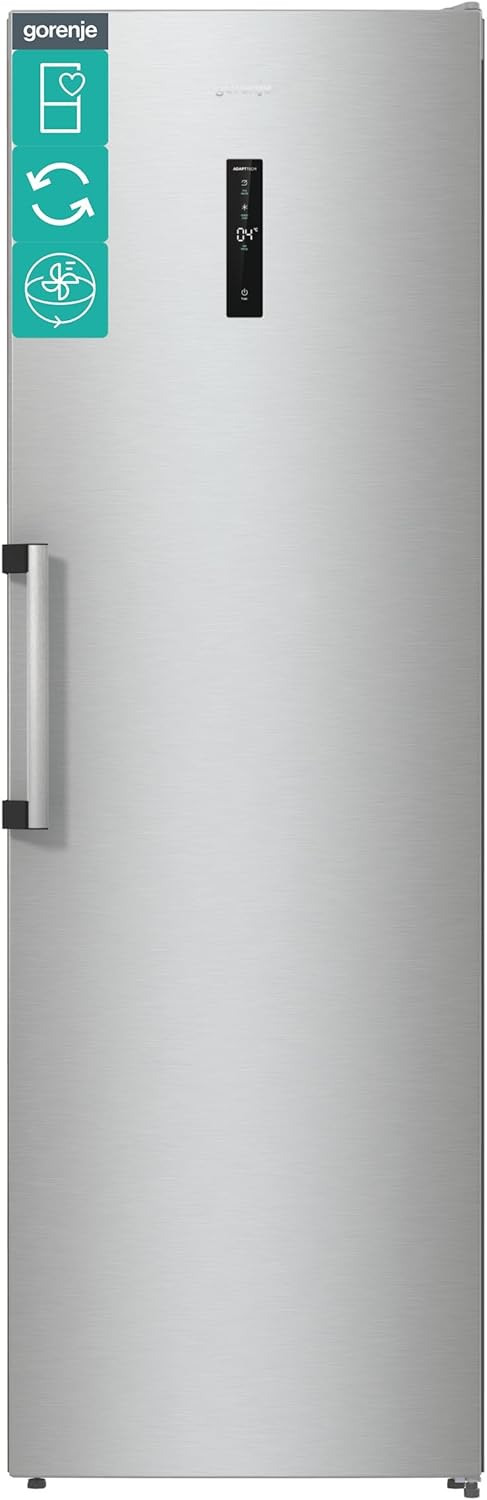 Gorenje, Kühl-Gefrierkombination, 59,5×185×66,3 cm, 384.0 liters, 398 Liter, 185 cm, Silber
