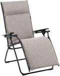 Lafuma, Relaxsessel, Grau, MOBILIER - Gepolsterte Zero-Gravity-Relaxliege-Garten