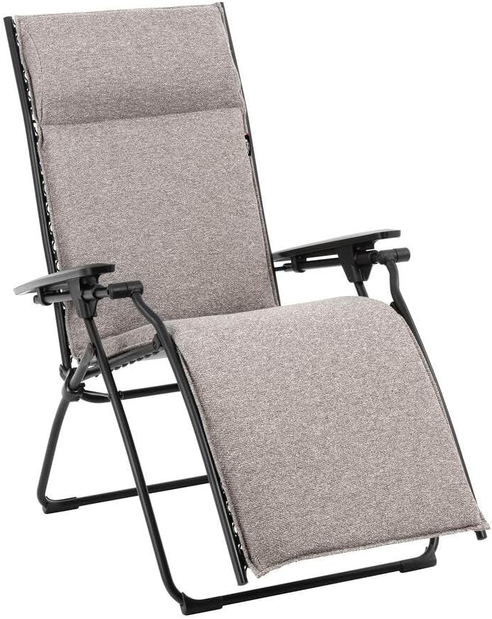 Lafuma, Relaxsessel, Grau, MOBILIER - Gepolsterte Zero-Gravity-Relaxliege-Garten