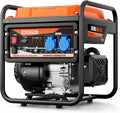 EFURDEN, Powerstation, 3500 W, 230 V, 10 L, Grau/Schwarz, Stromerzeuger Benzin, Inverter Stromgenerator, Camping & Zuhause