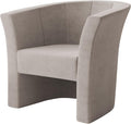 Mirjan24, Relaxsessel, Grau, Cocktailsessel Noliaw, Design Polstersessel Clubsessel Bürosessel Loungesessel