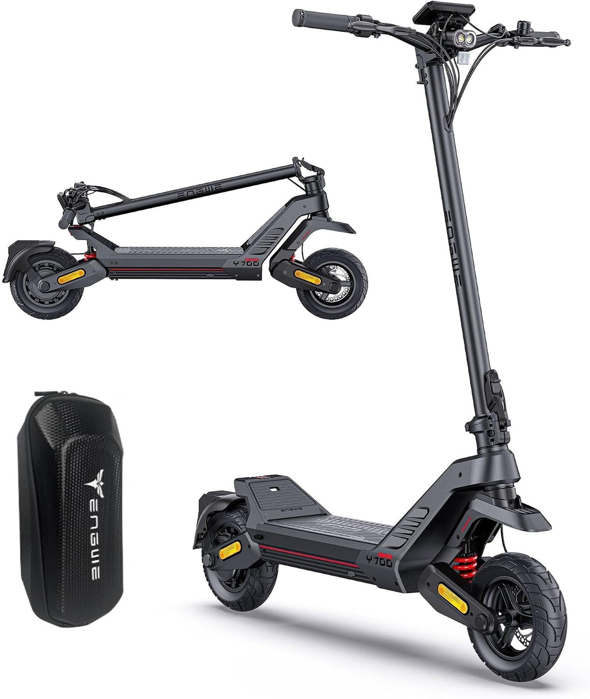 ENGWE, E-Scooter, 18.2Ah, 48 V, Grau, E Scooter mit Strassenzulassung, Akku