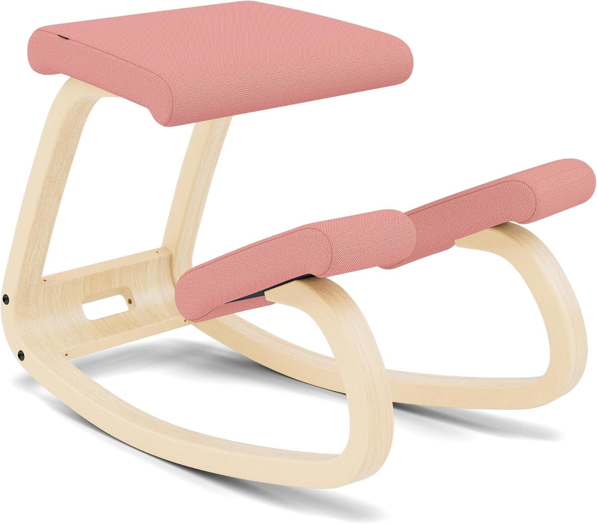 Varier, Bürostühle, Natur/Rosa, Variable Balans Ergonomischer Stuhl Holz Natur / Rosa
