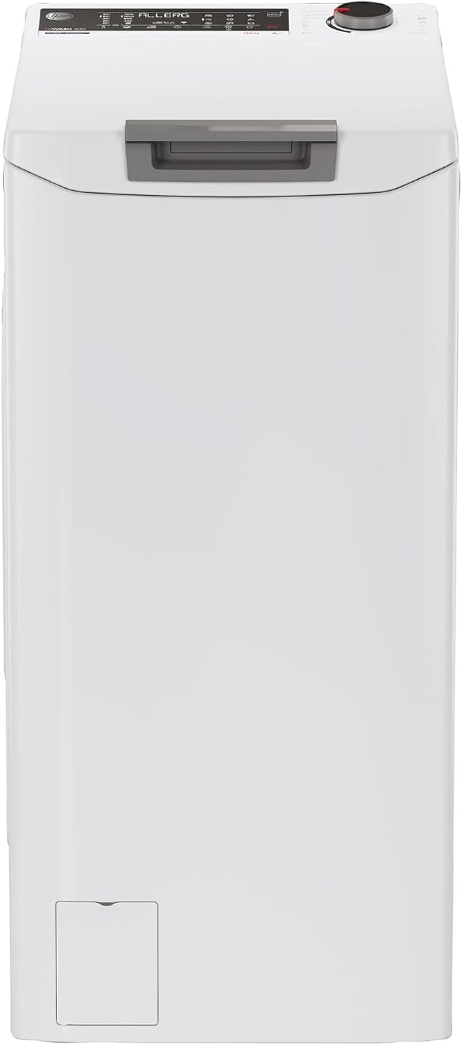 Hoover, Waschmaschine, 8 kg, Weiss, Toplader THO286TM5-S I Smarte Bedienung mit Wi-Fi und