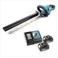 Makita, Heckenschere, 52 cm, 4,0Ah, 18 V, Grau, DUH 523 Akku mit 2x Akku und Ladegerät