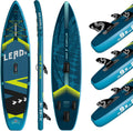 iTAOSTAR, SUP-Board, 335 cm, 365 cm, 83 cm, 88 cm, Blau/Türkis, Lead x / × Aufblasbares Stand-Up-Paddle-Board - Premium