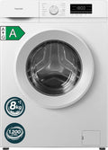 homeX, Waschmaschine, 45 cm, 8 kg, Grau, WF812K1A-W Frontlader 1.200 U / Min Tiefe