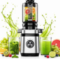 OYLCDI, Entsafter, Mixer, Zerkleinerer, Grün/Grau, Slow Juicer, Entsafter Gemüse und Obst Testsieger mit