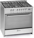 Gurari, Backofen, 90 cm, Grau, Gasherd mit Elektro GCH E 911 X Gas Elektro Standherd