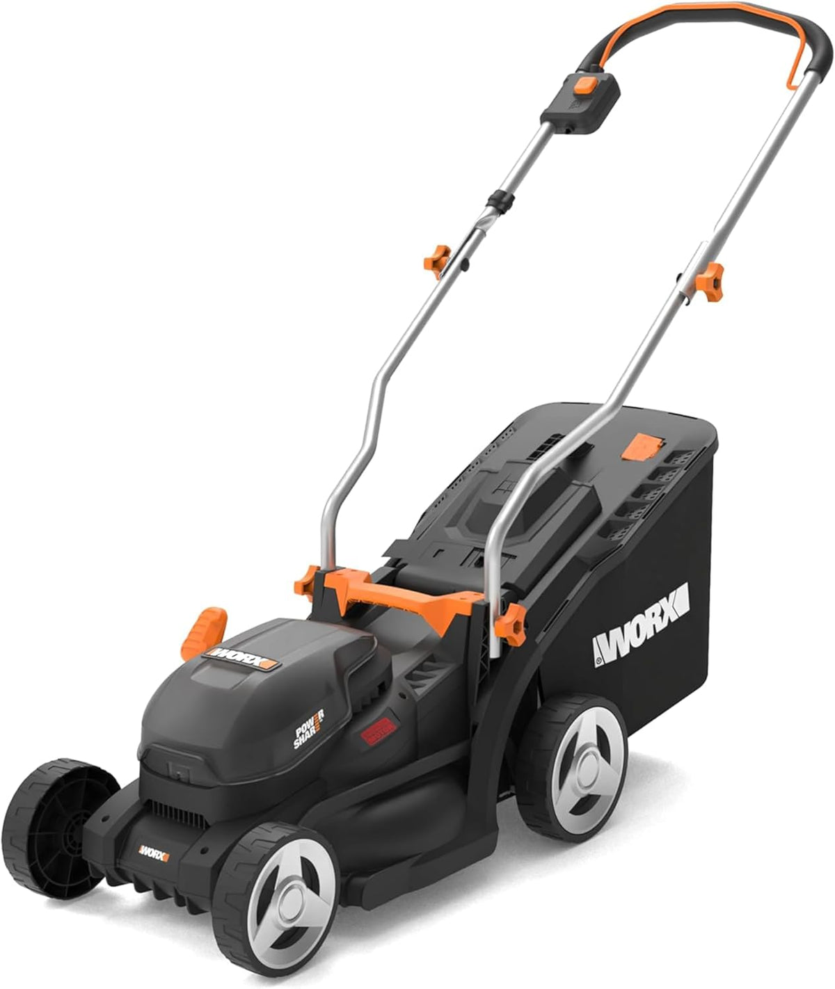 WORX, Rasenmäher, 33 cm, 20 V, Grau/Weiss, WG733E Akku-, Schnittbreite