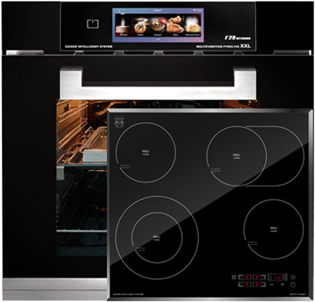 Kaiser, Backofen, 60 cm, 86 L, Schwarz, Set EH 6344+KCT 6115 F • Einbauherd Set Autark Elektro