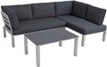 Gartenmöbel-Set, elGiga Der Megastore im Internet!, Silber, MWH Lounge-Set Widoo mit Tisch - - wetterfestes