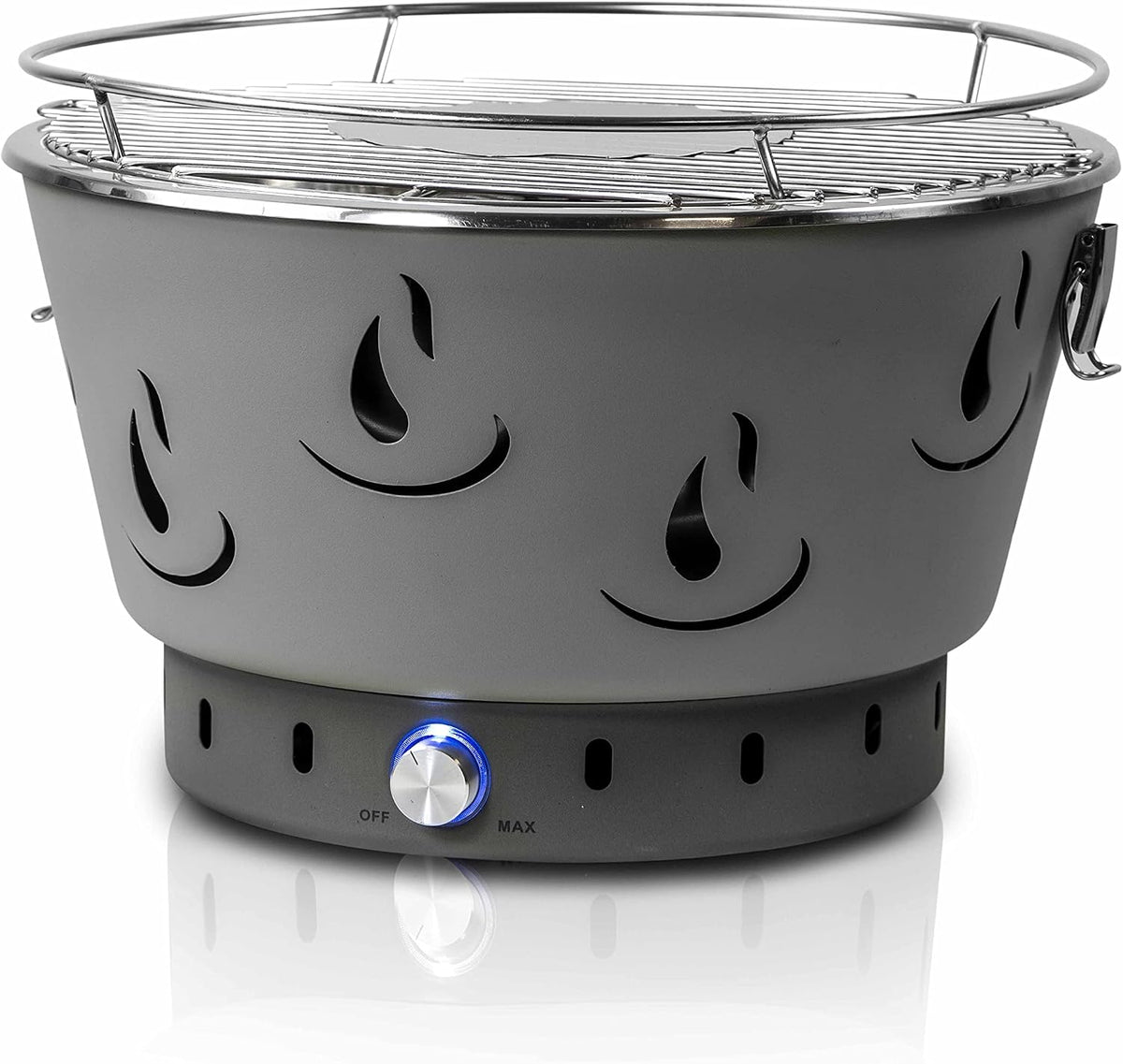 ACTIVA, Holzkohlegrill, Grau, Camping Grill Airbroil I Premium Mini Grill mobil & kompakt